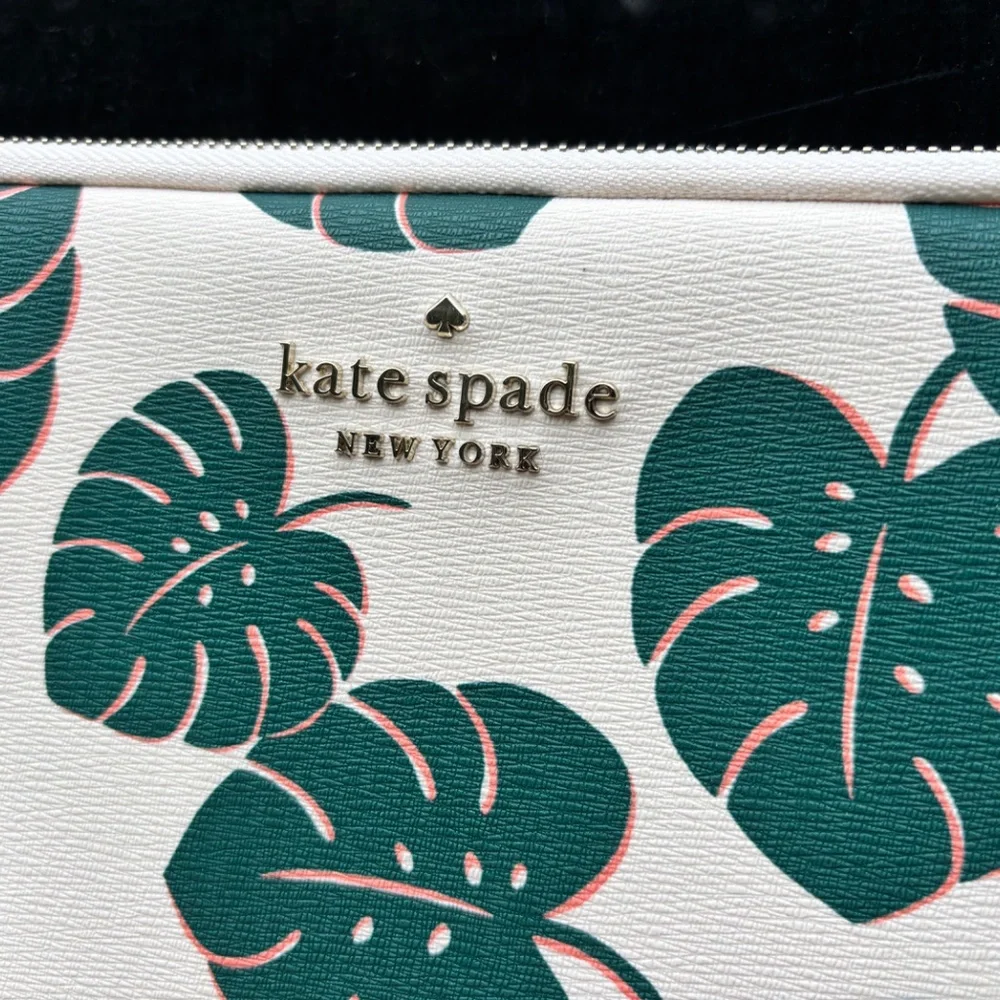 Kate Spade Laptop Sleeve - Monstera Leaves